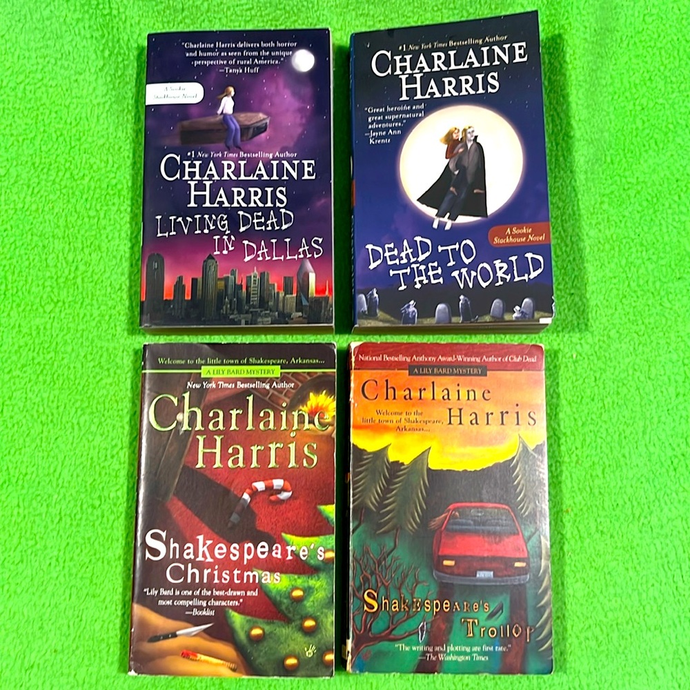 Charlaine Harris Sookie Stackhouse & Lily Bard Softcover Novels
